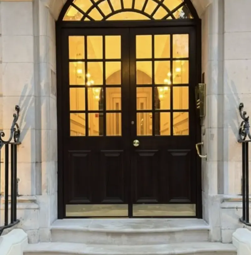 Custom wooden entrance doors, Hanover House